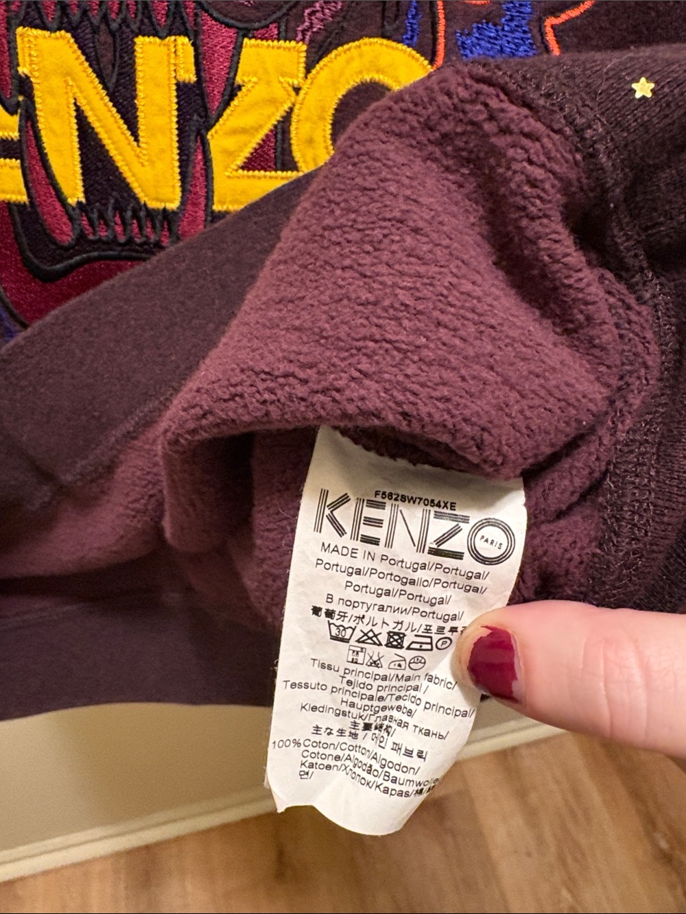 Kenzo Paris purple sweatshirt - Picture 4 of 5